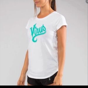 Virus VPC6 Script Premium Custom Scoop Neck Tee